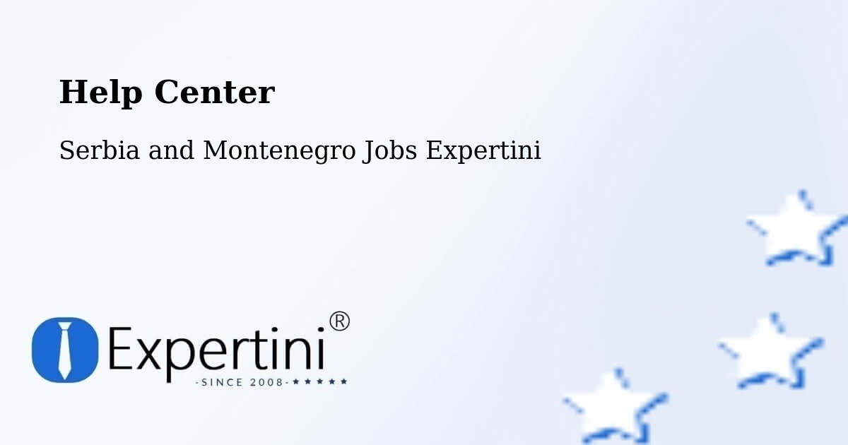 Help Center – Crossfield - Serbia and Montenegro Jobs Expertini